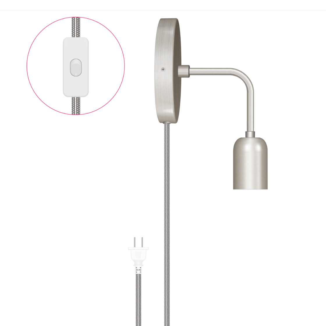 Bend Solo Plug-In Sconce