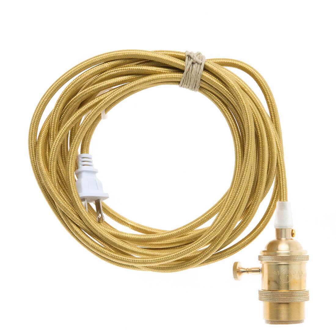 Brass Plug-In Pendant Light