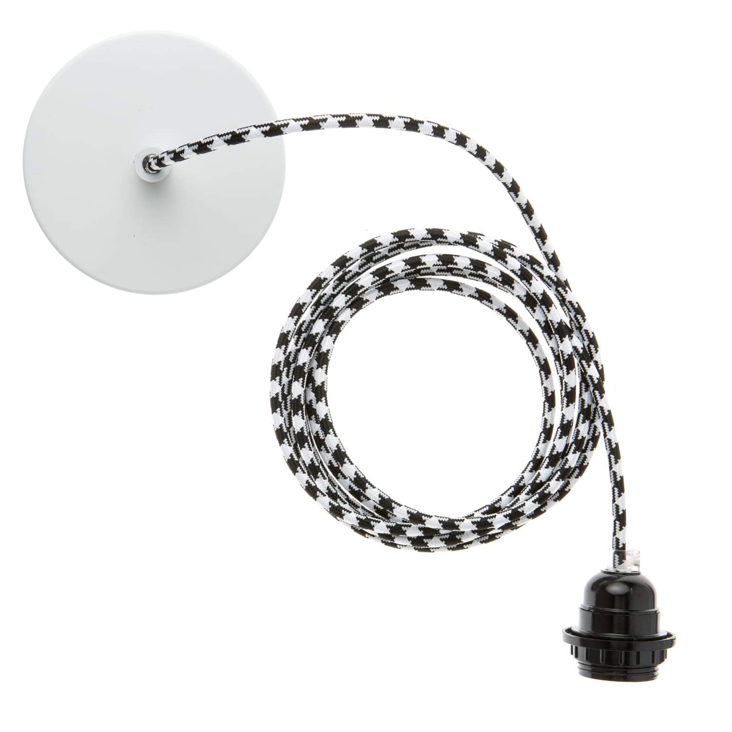 Shade Ready Single Ceiling Pendant – Color Cord Company