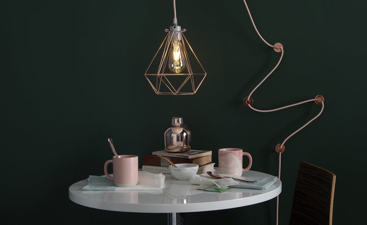 LAMP standard metal lamp with Ms Chief Designs Kalypto Oxide shade