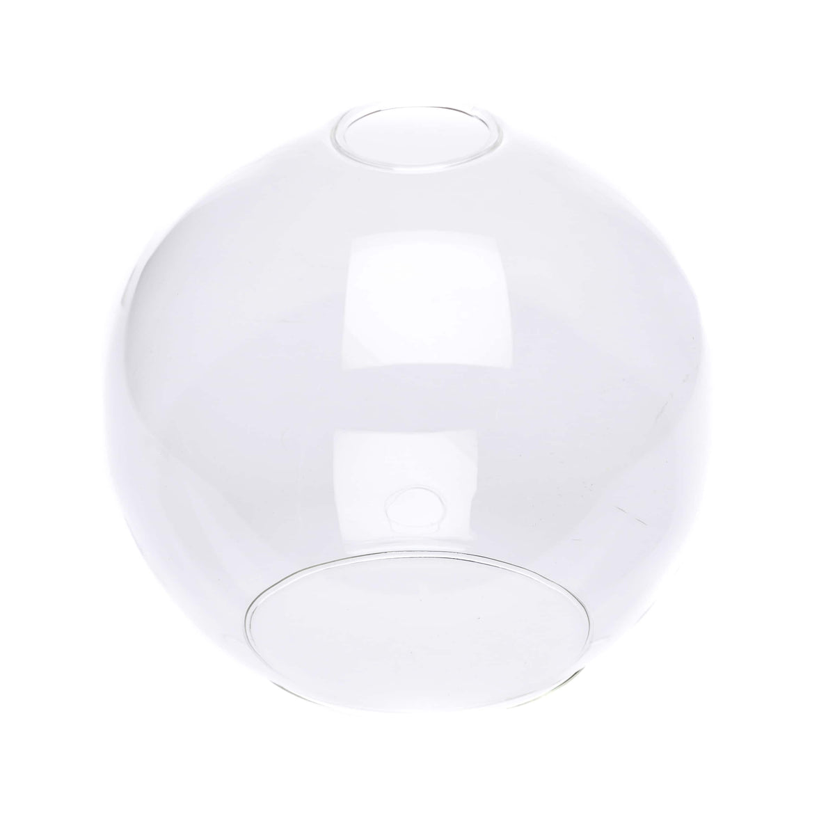 Image showcasing Clear Glass Globe Light Fixture | Shop Color Cord Company