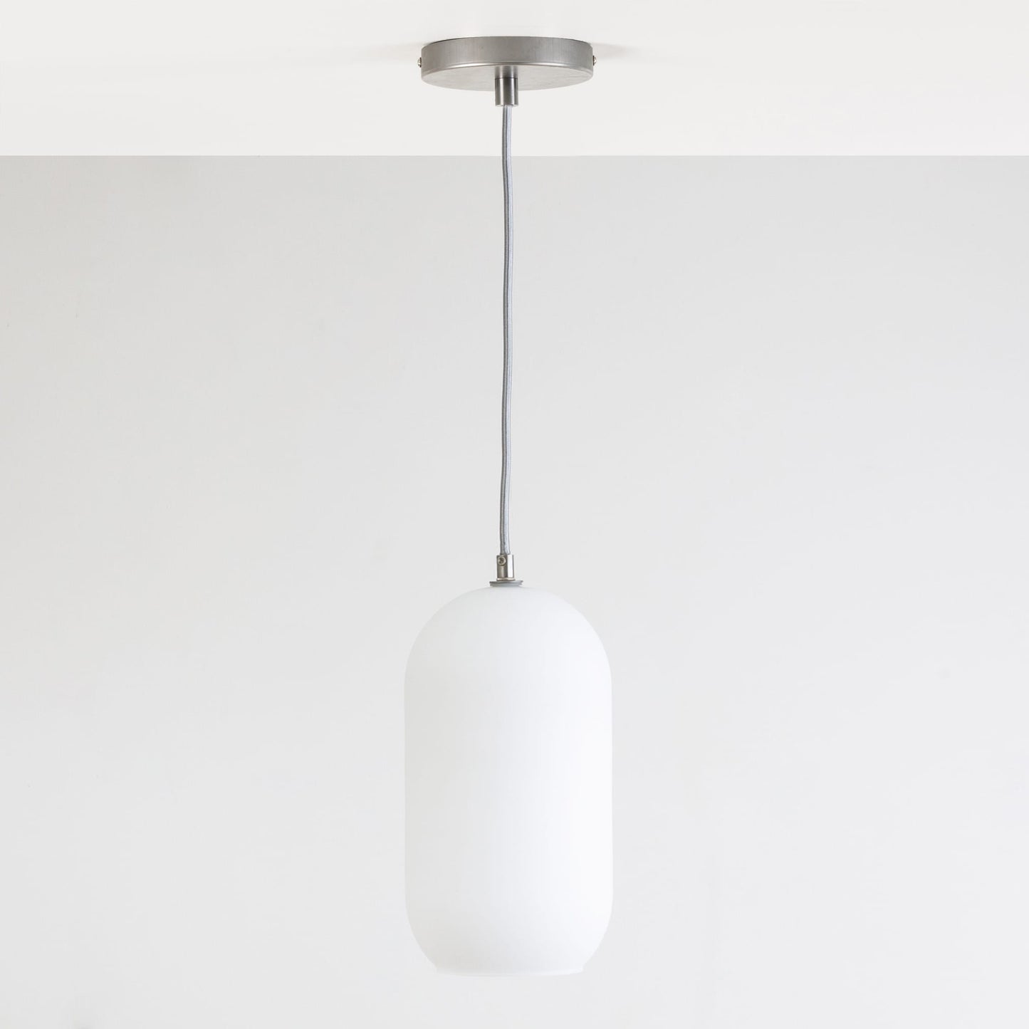 Glass Pill Fixed Shade Ceiling Pendant