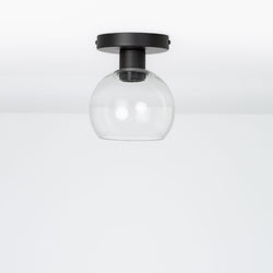 Glass 6in Globe Button Light