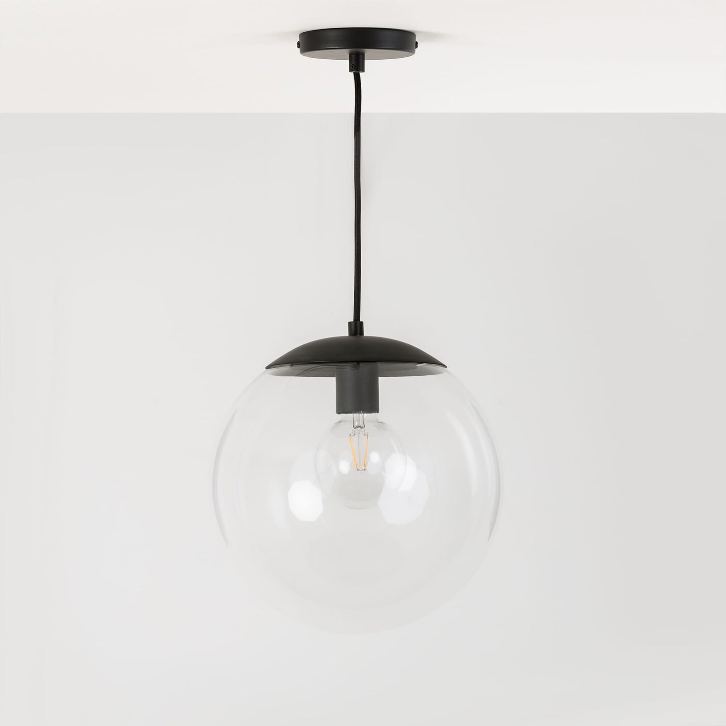 Mod Glass Globe Ceiling Pendant - 12inch