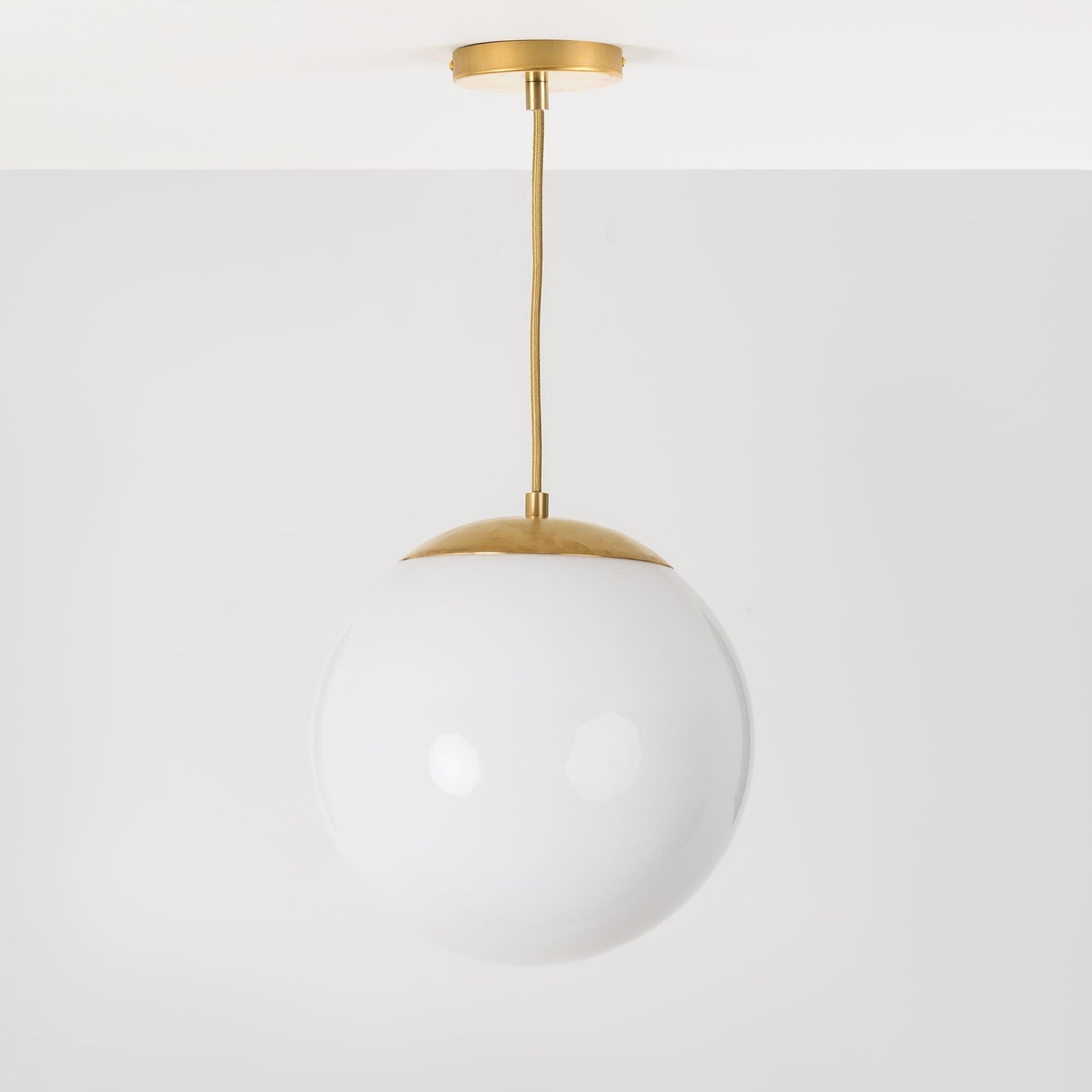 Mod Glass Globe Ceiling Pendant - 12inch