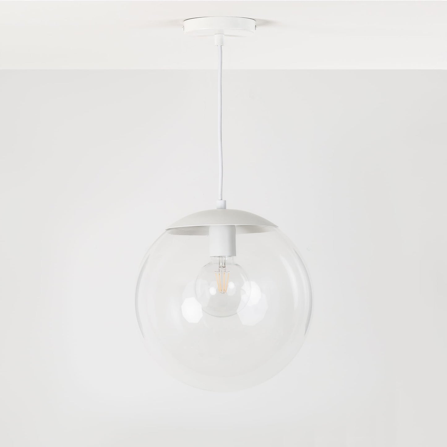 Mod Glass Globe Ceiling Pendant - 12inch