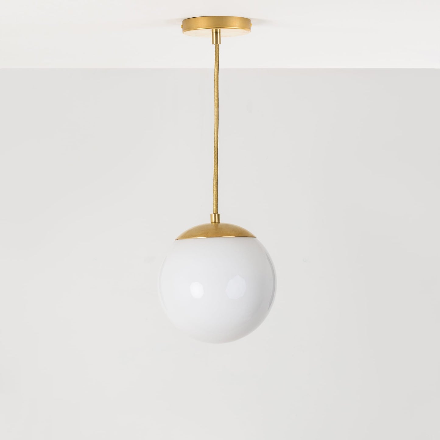 Mod Glass Globe Ceiling Pendant | 8”