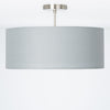 Post Fabric Drum Shade Pendant