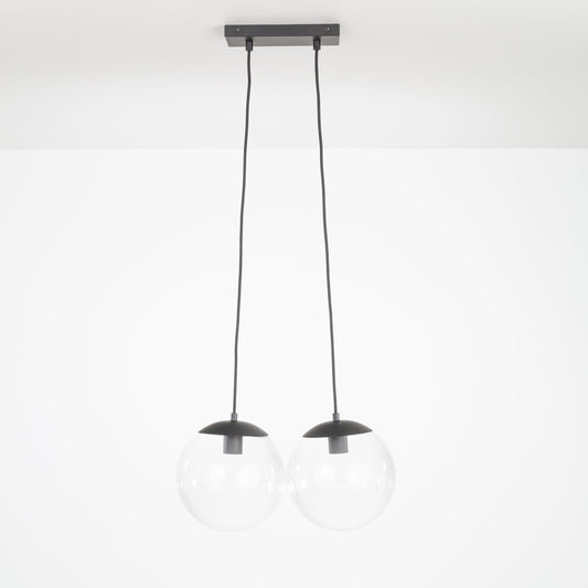 10in Mod Globe 2 Dash Chandelier