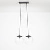 10in Mod Globe 2 Dash Chandelier
