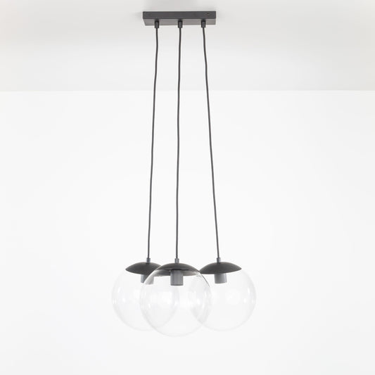 10in Mod Globe 3 Dash Chandelier