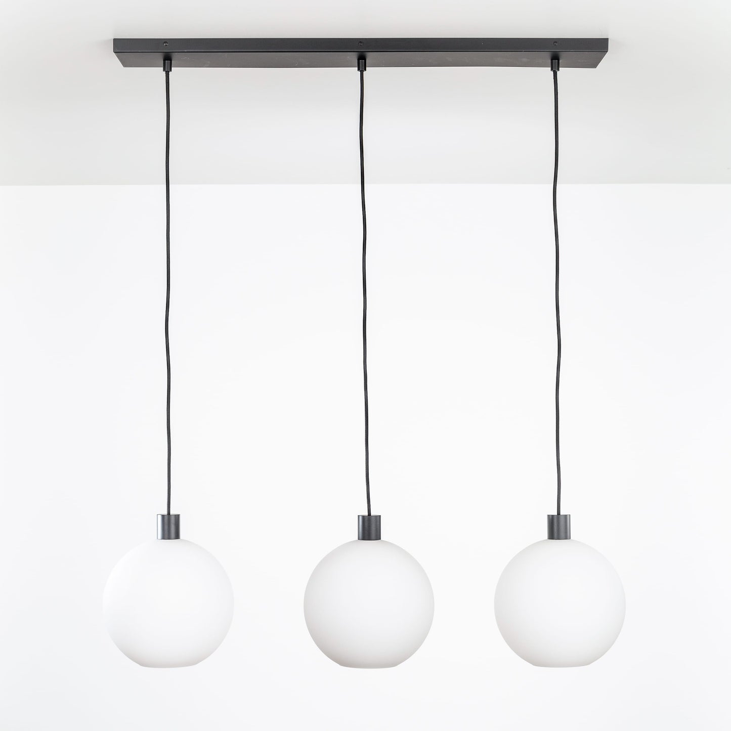 All-in-One 10in 3-Line Globe Chandelier