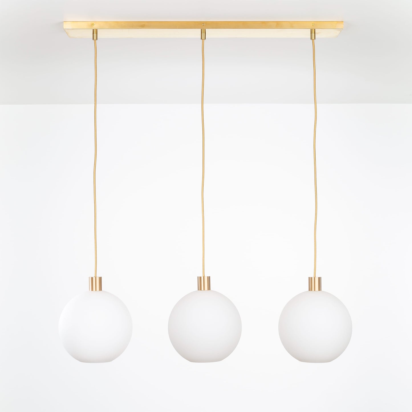 All-in-One 10in 3-Line Globe Chandelier