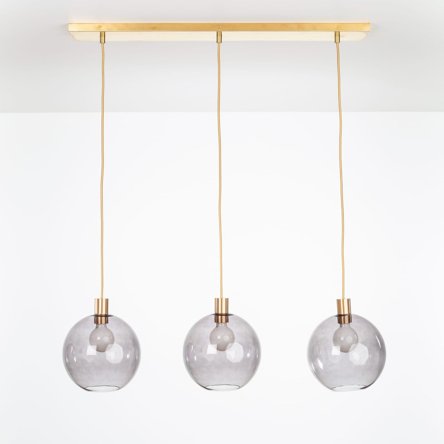 All-in-One 10in 3-Line Globe Chandelier