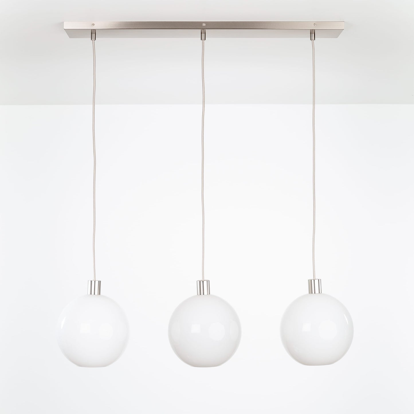 All-in-One 10in 3-Line Globe Chandelier