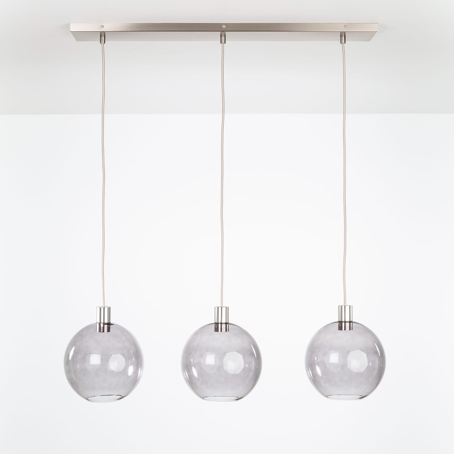 All-in-One 10in 3-Line Globe Chandelier