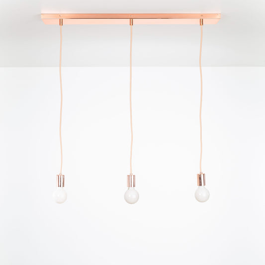 3-Pendant Line Chandelier