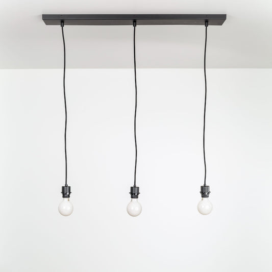 Shade Ready 3-Line Chandelier