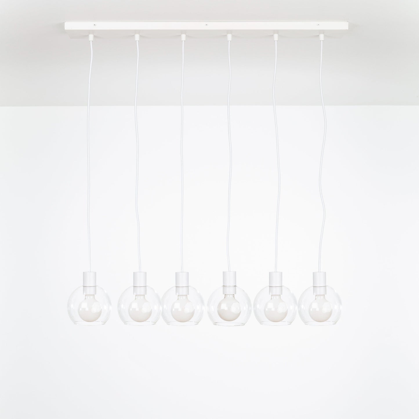 AiO 6 Line 6in Globe Chandelier