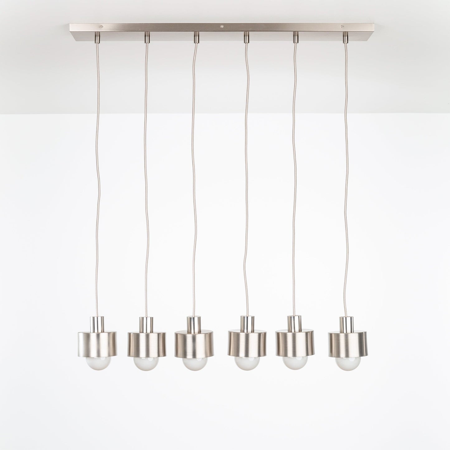 All in One 6-Line Puck Chandelier