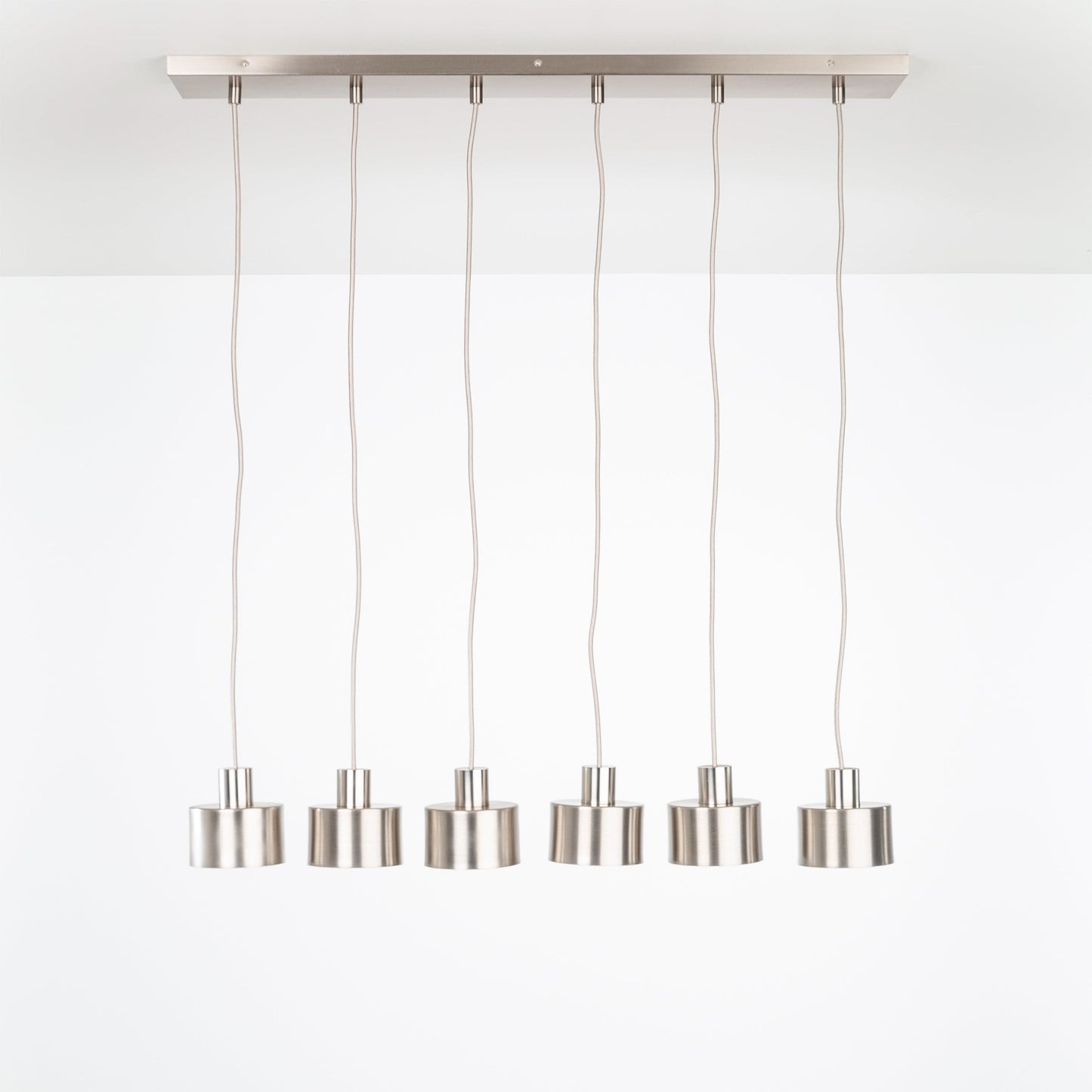 All in One 6-Line Puck Chandelier