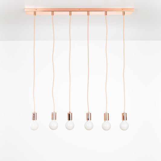 6-Pendant Line Chandelier