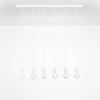 Shade-Ready 6-Line Chandelier