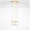 8in Mod Globe 3 Loop Chandelier