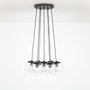 8in Mod Globe 7 Loop Chandelier