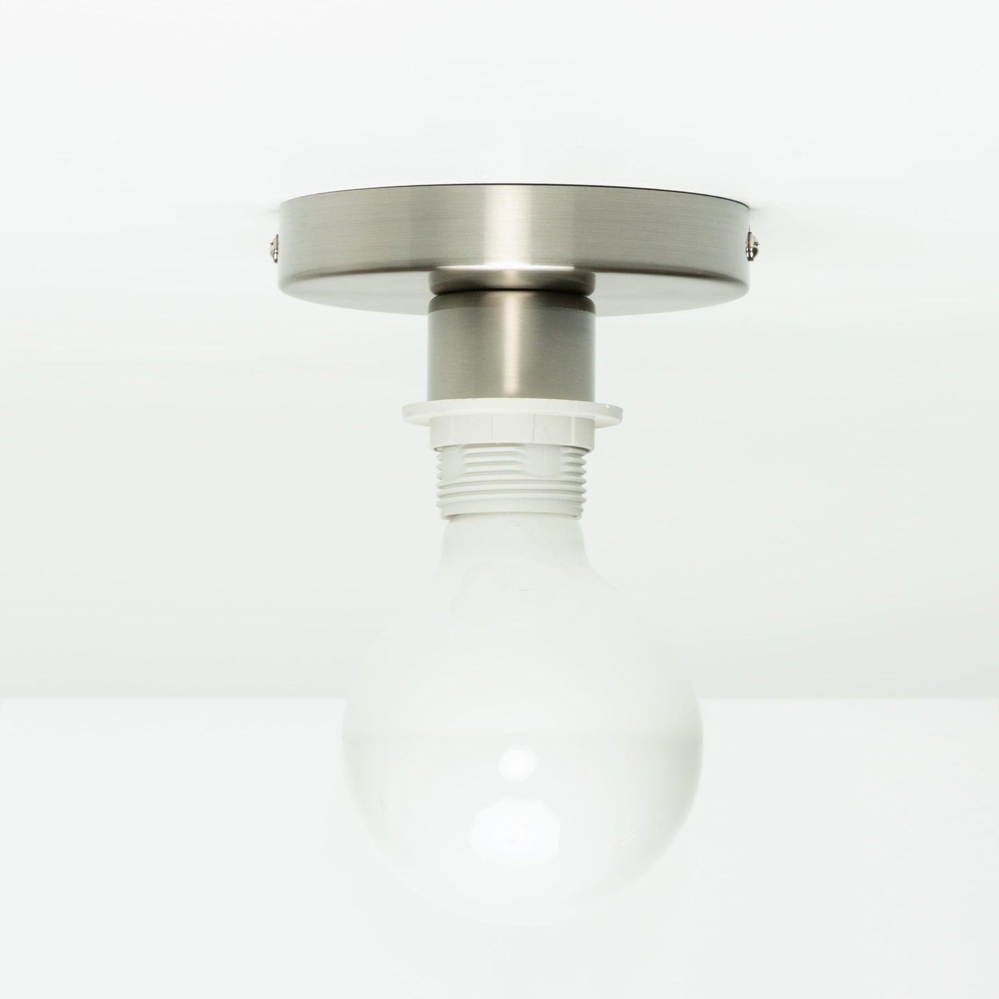 Shade-Ready Button Flush Mount