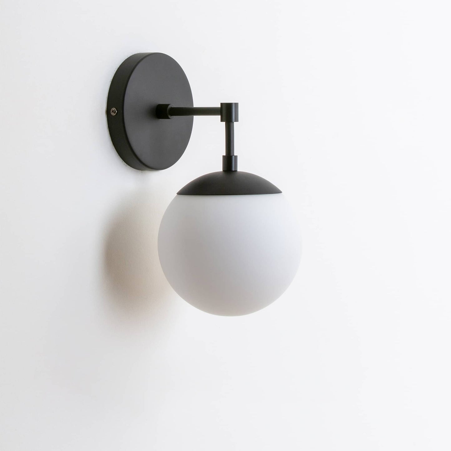 Mod Glass Globe Solo Sconce