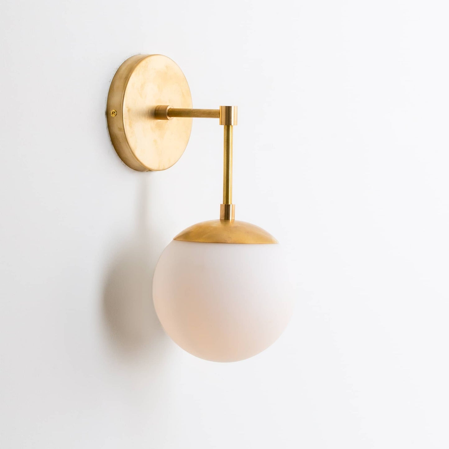 Mod Glass Globe Solo Sconce