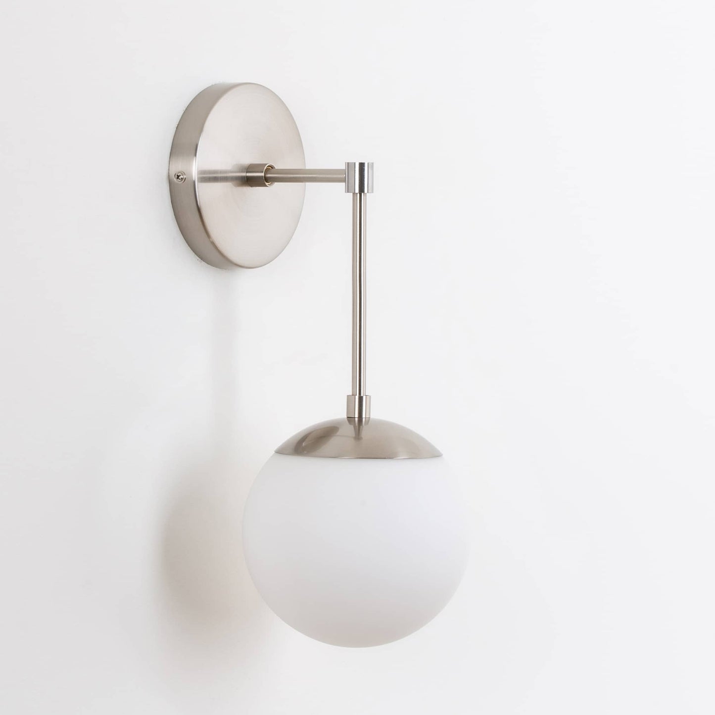 Mod Glass Globe Solo Sconce