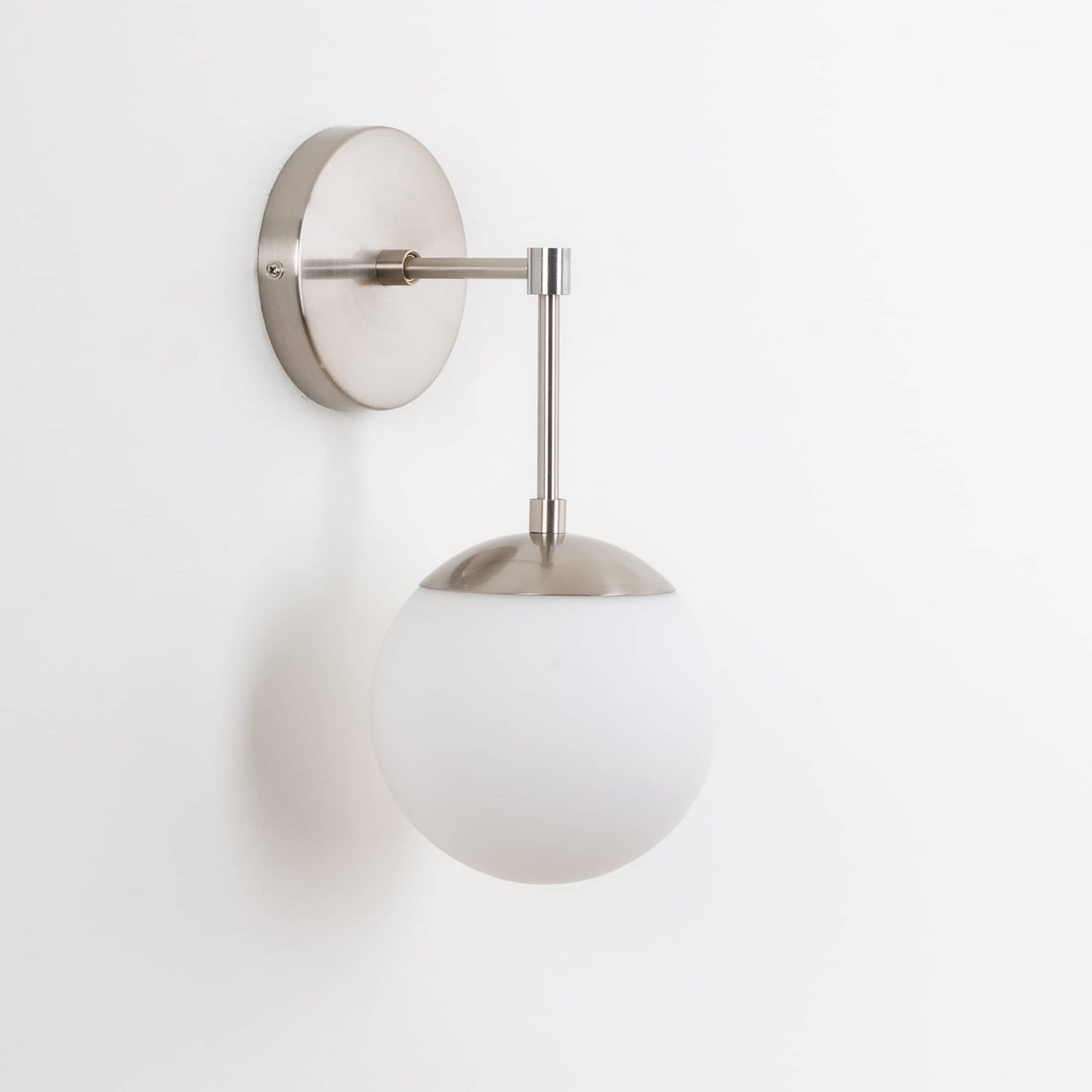 Mod Glass Globe Solo Sconce