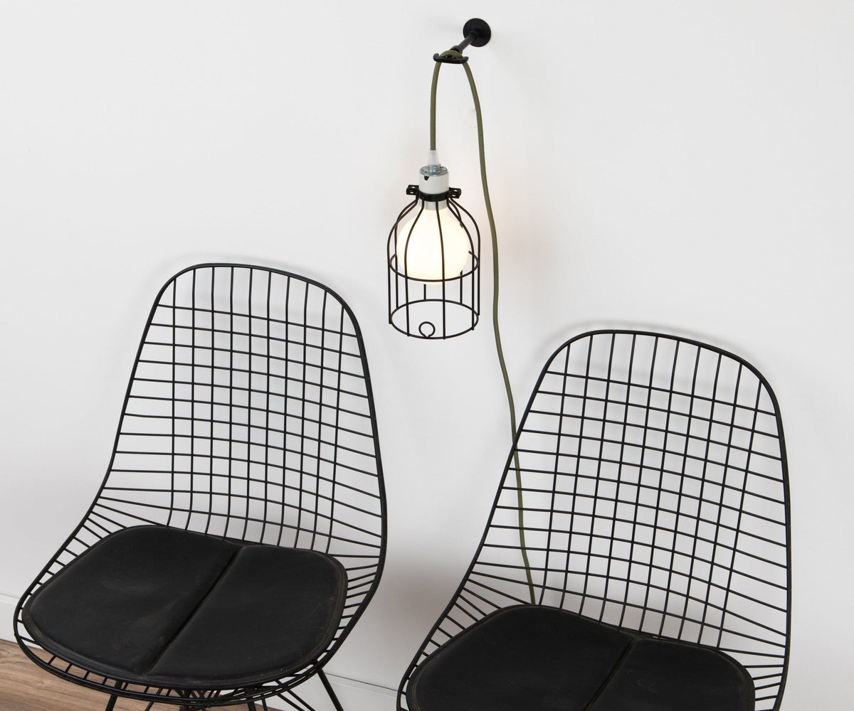 Metal Light Bulb Cage | Industrial-Chic Light Bulb Cages – Color Cord ...