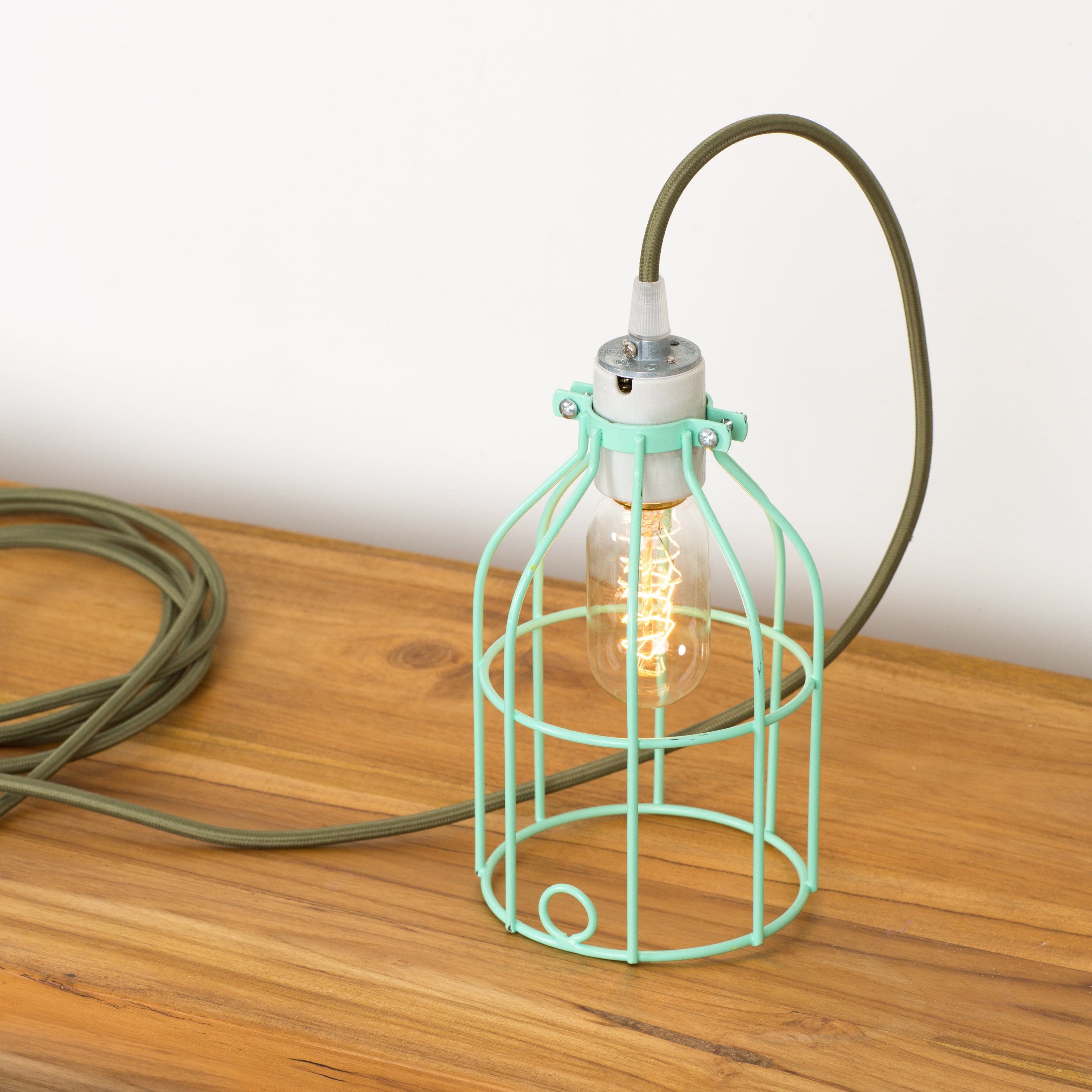 Porcelain Plug-In Pendant Light