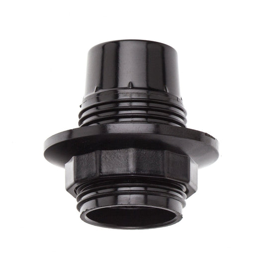 E12 Shade Ready Socket Extended Threads - Black