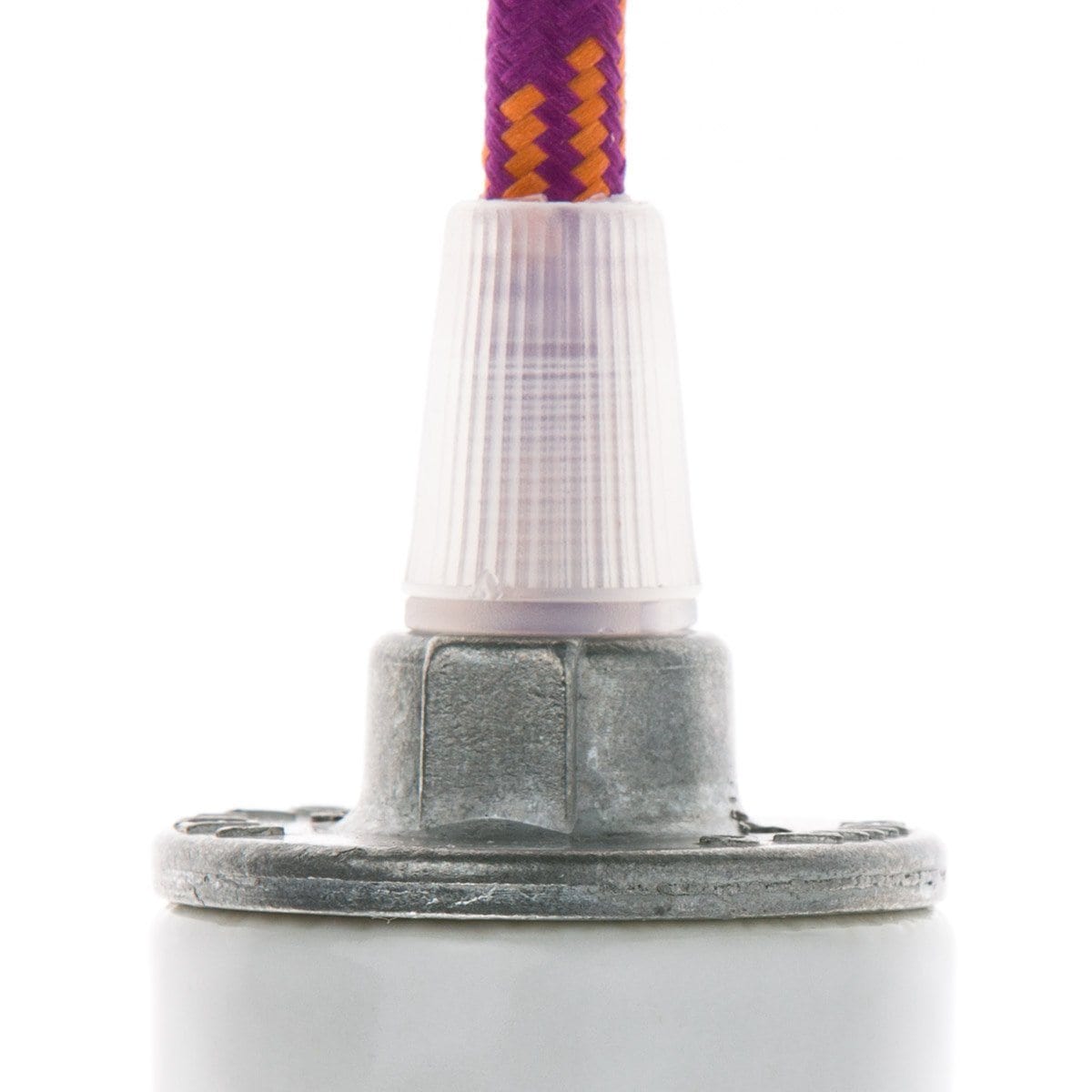 Retro Metal 20 Pcs Strain Relief Cord Connector Pendant Lighting  Cord,PRUNLLA Aluminum THreaded Cord Grip Wire Clamp for Handmade