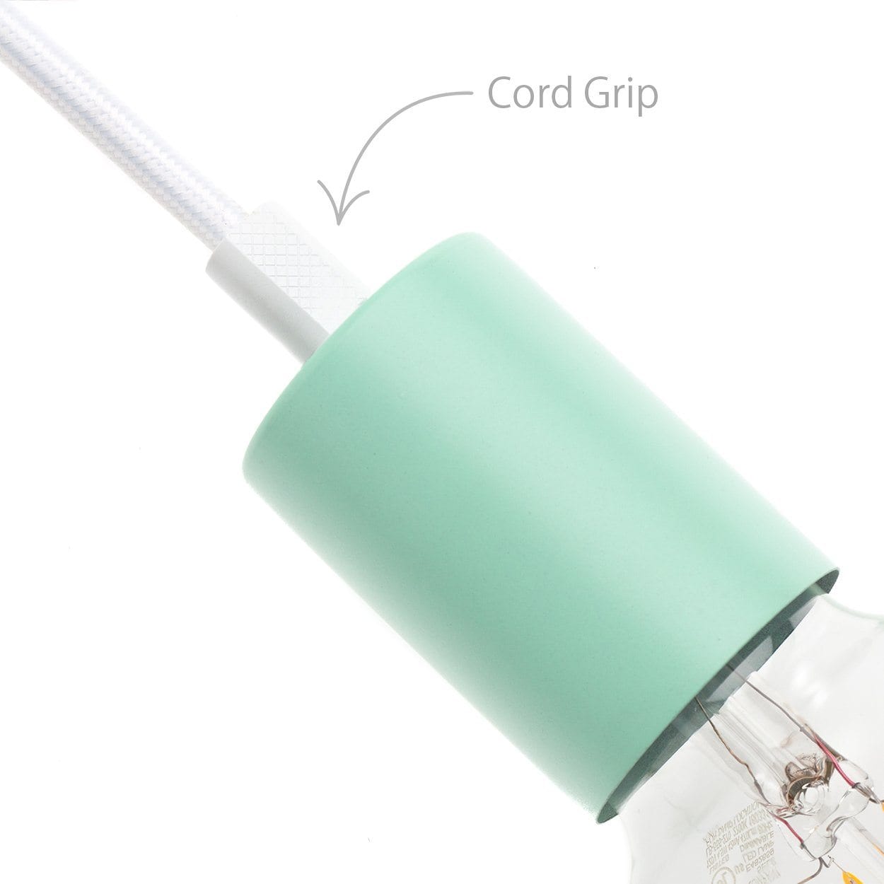 Metal Flat Edge Cord Grip