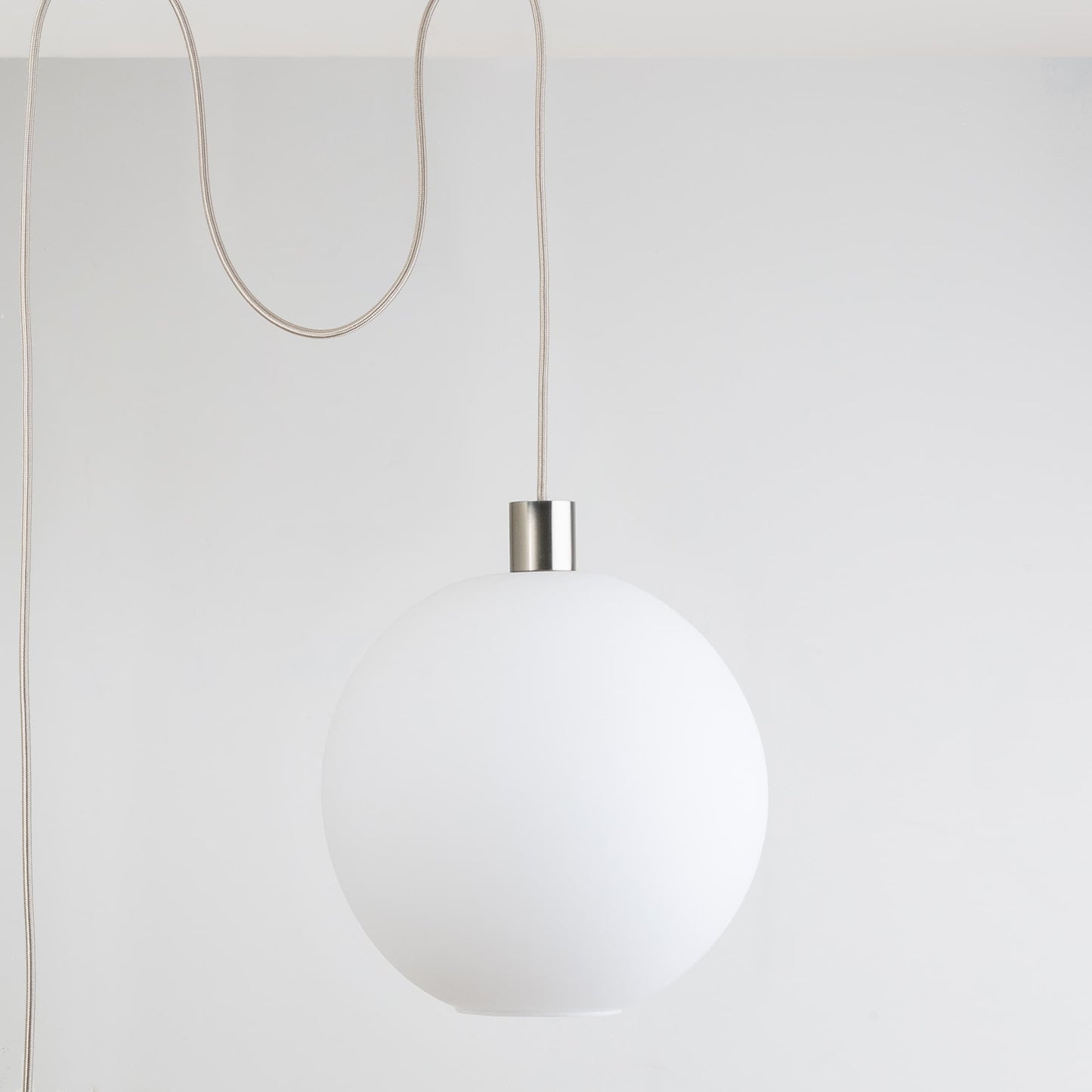 12” All-in-One (AiO) Globe Ceiling Plug-In Pendant