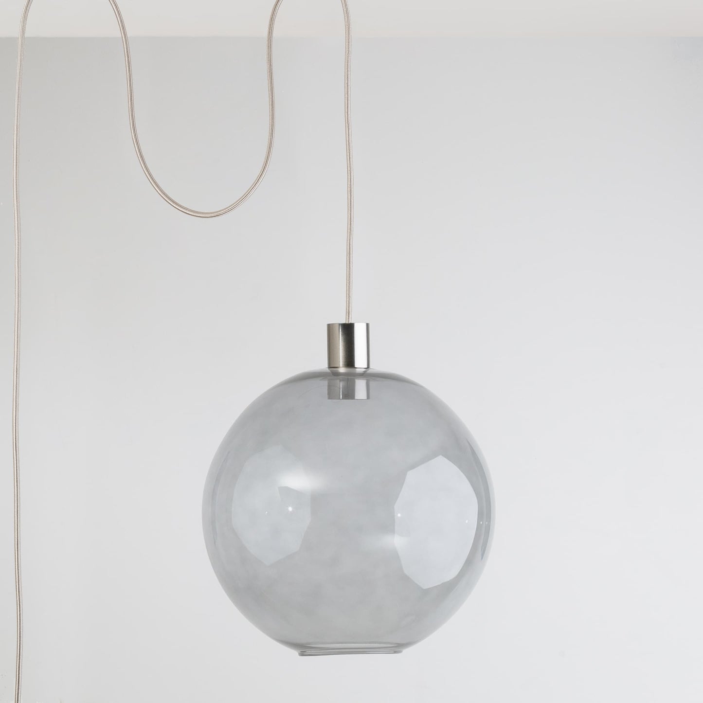 12” All-in-One (AiO) Globe Ceiling Plug-In Pendant