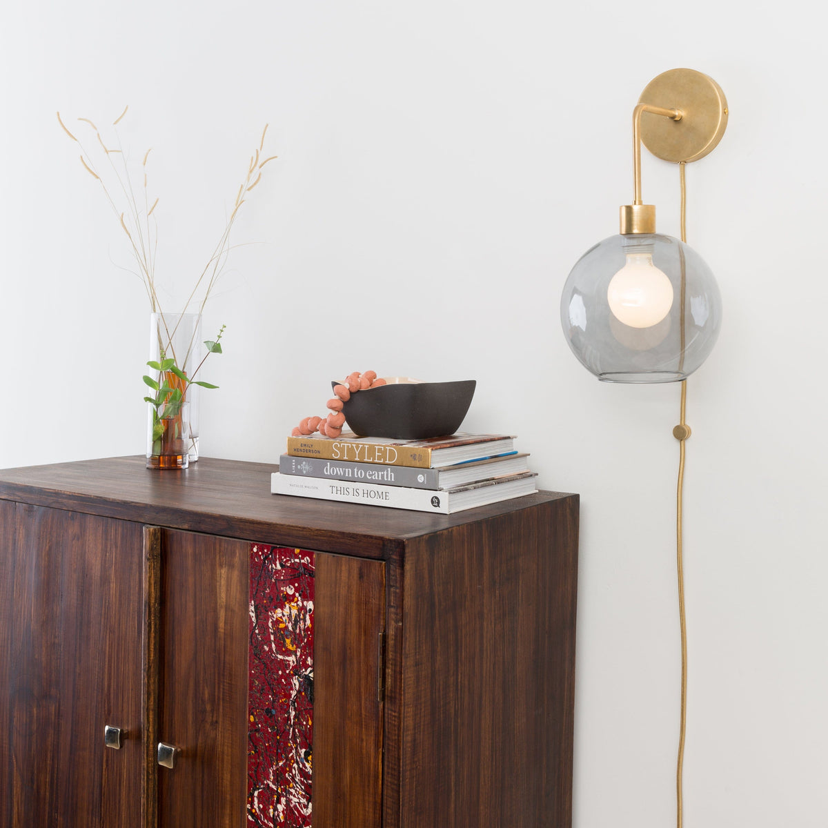 Clear Glass Globe Light Fixture | Shop Color Cord Company
