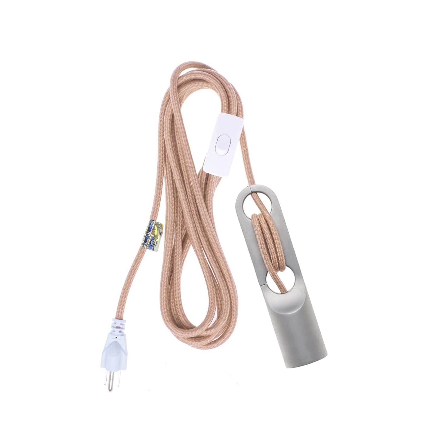 Wrap Raw Aluminum Chroma Plug-In Cord Set