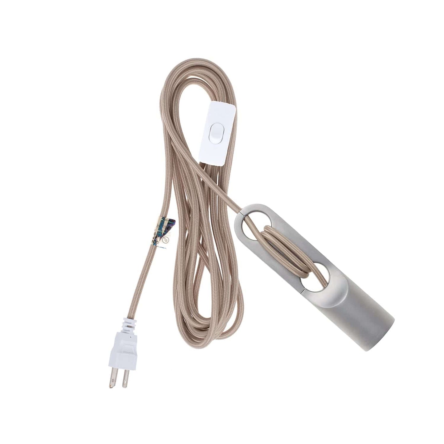 Wrap Raw Aluminum Chroma Plug-In Cord Set