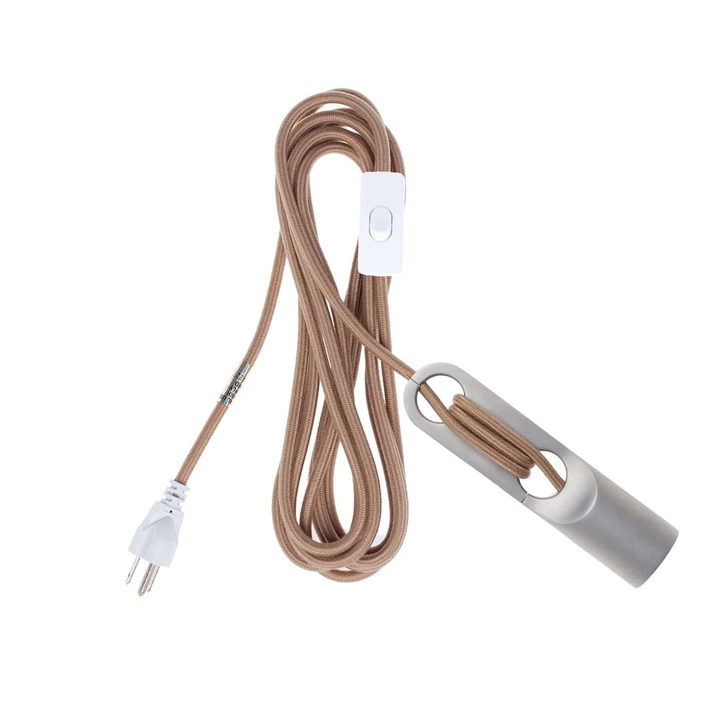 Wrap Raw Aluminum Chroma Plug-In Cord Set