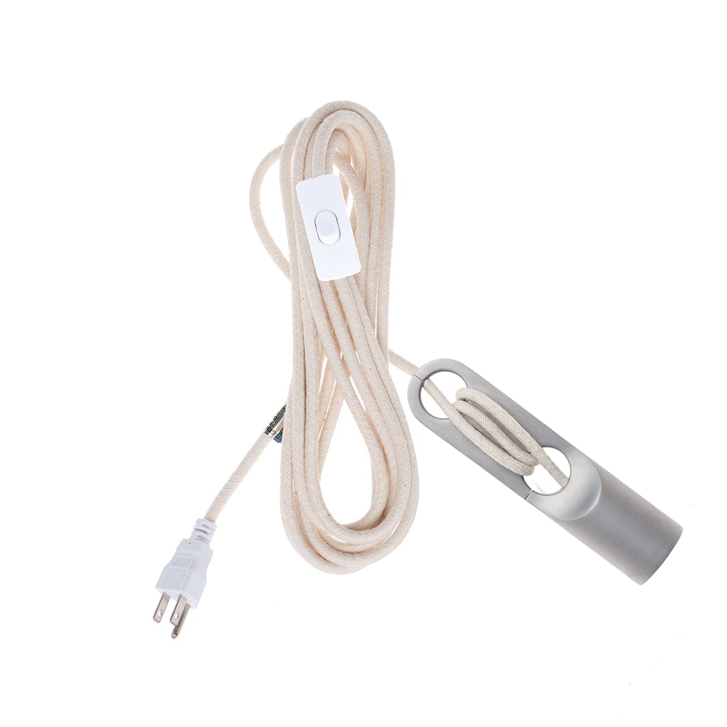 Wrap Raw Aluminum Chroma Plug-In Cord Set