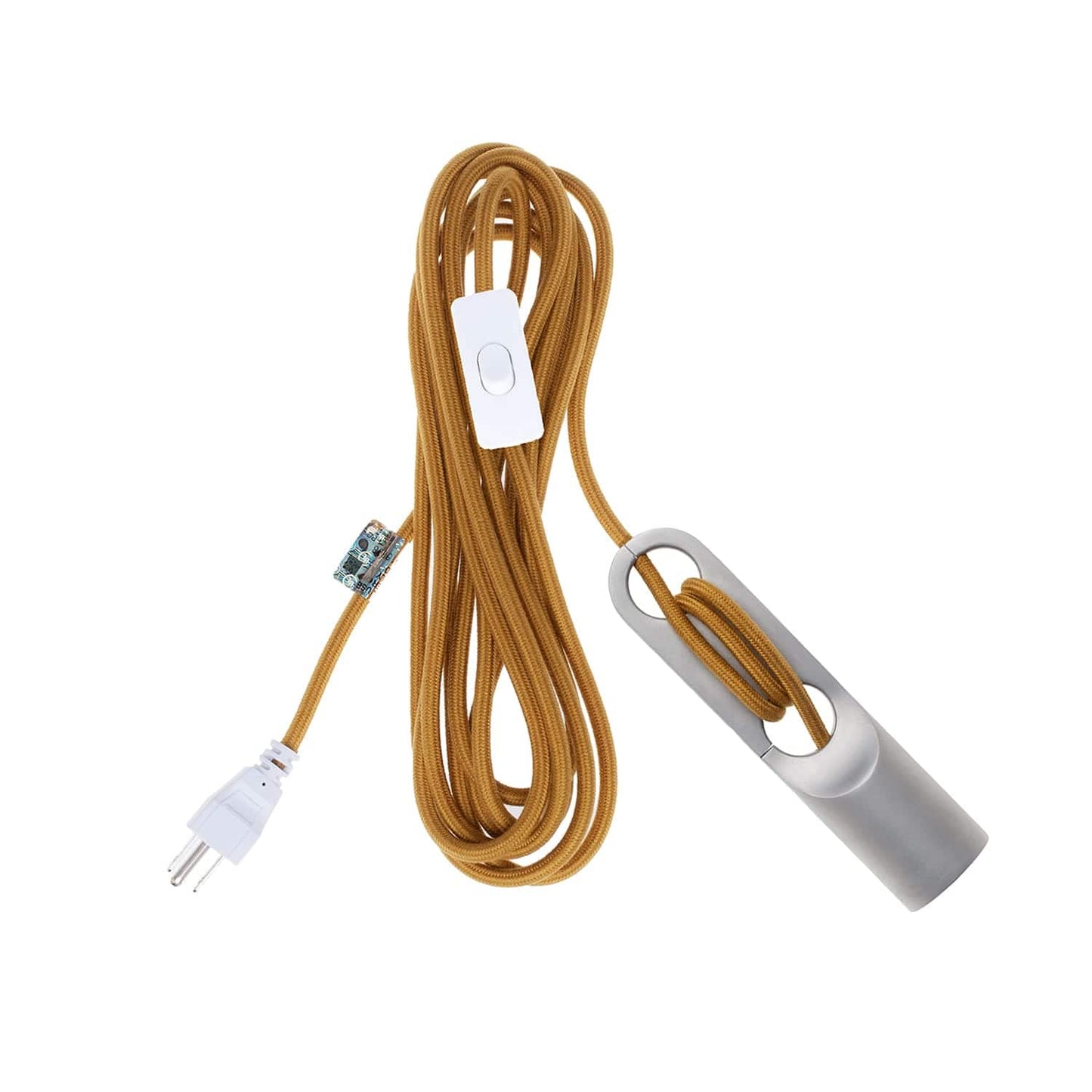 Wrap Raw Aluminum Chroma Plug-In Cord Set