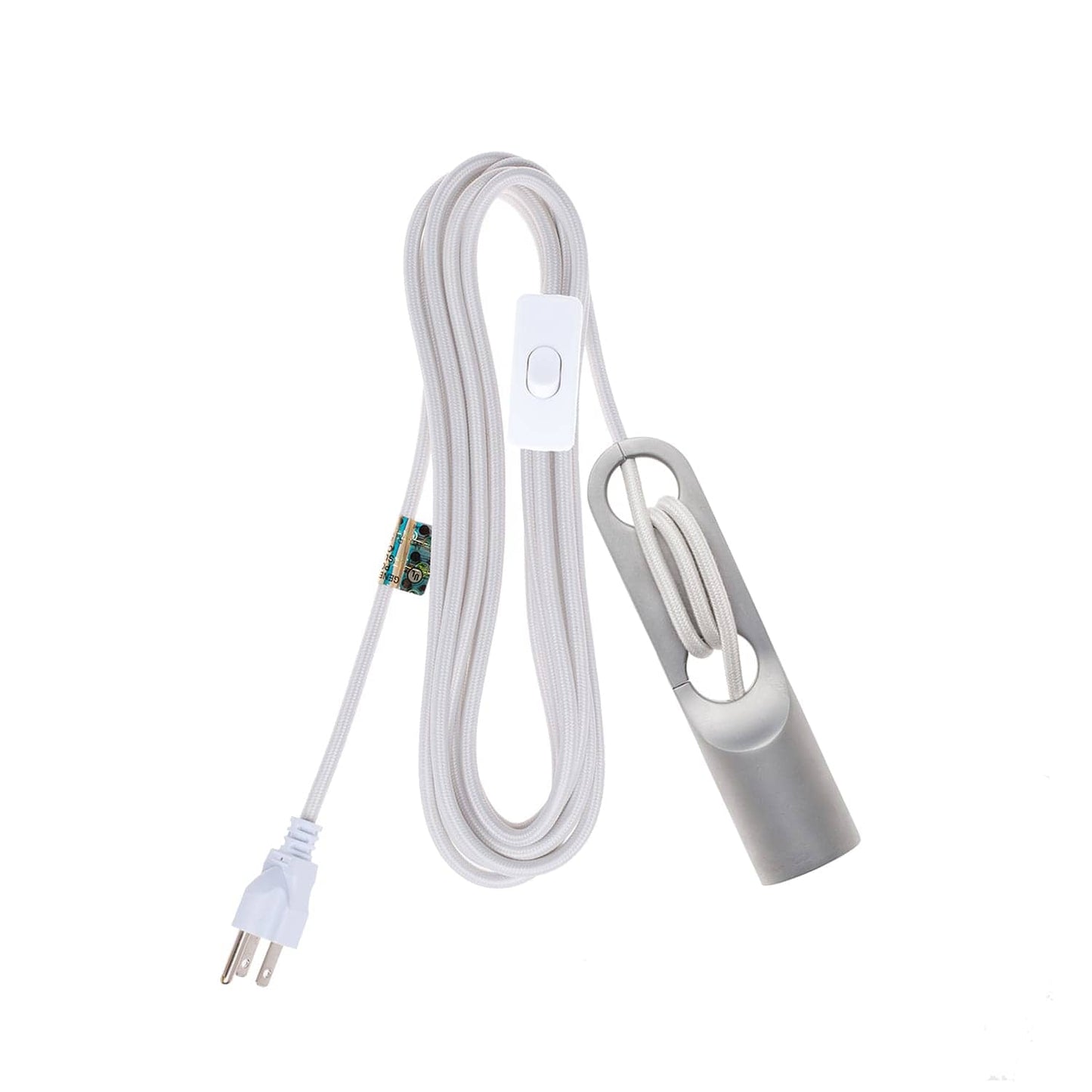 Wrap Raw Aluminum Chroma Plug-In Cord Set