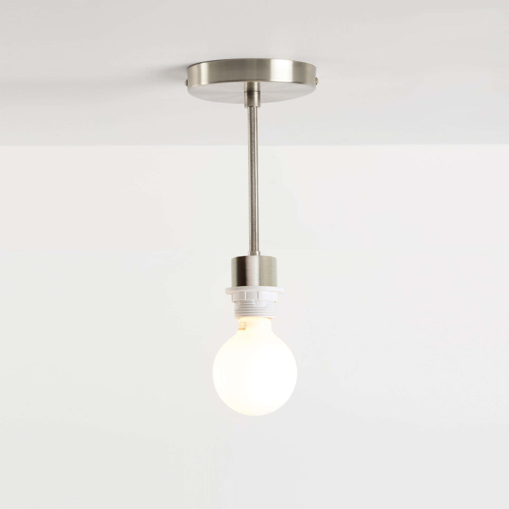 Post Vessel String Shade Flush Mount Pendant – Color Cord Company