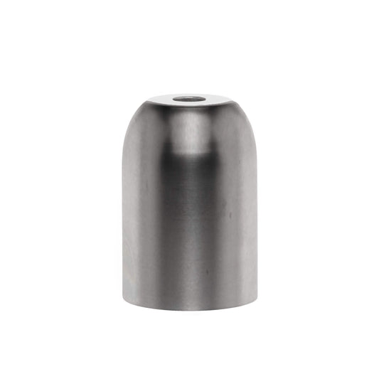 Rounded Metal Socket Cover Raw Metal